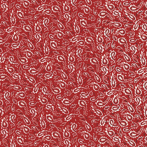 SUNSET RODEO Q-9150-88 in RED, by Andrea Tachiera for Henry Glass & Co, sold by the half yard
