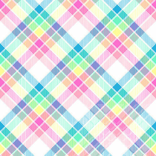 Bunny Tails 9762-1 in Plaid by Robert Giordano for Henry Glass & Co, sold by the half yard