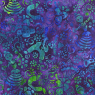 Celebration Batik DOTD AMD-20652-205 in MULTI by Lunn Studios from Artisan Batiks by Robert Kaufman, sold by the half-yard