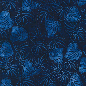 Artisan Batiks: AMD-20831-62 in INDIGO by Lunn Studios, for Robert Kaufman, sold by the half-yard