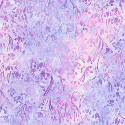 Artisan Batiks: Hidden Valley, AMD-20841-21 in LILAC from for Robert Kaufman, sold by the half-yard