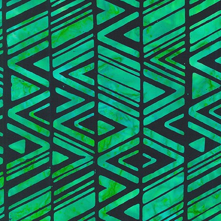 Geo Brights AMD-20844-40 EMERALD by Lunn Studios from Artisan Batiks by Robert Kaufman, sold by the half-yard