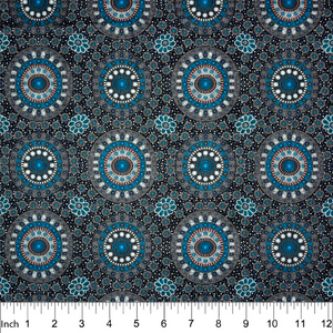 Alura Seed Dreaming Blue, by M&S Textiles, sold by the half-yard