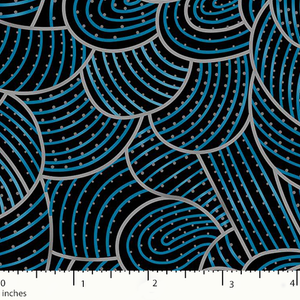 Body Painting 2 Blue, BP2BL by M&S Textiles, sold by the half-yard
