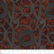 BUSH PLUM 2 RED, BPLR by M&S Textiles, sold by the half-yard