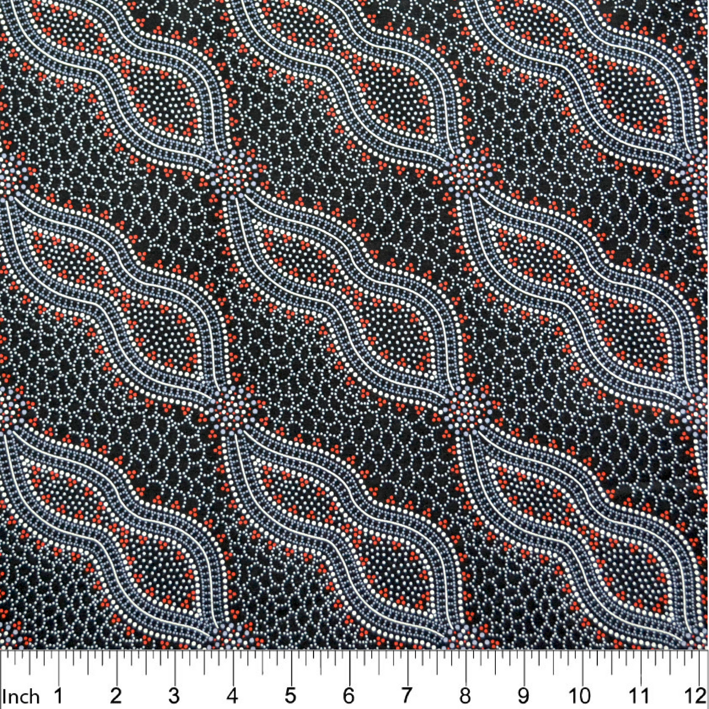 Bush Spinifex Black BUSB, by M&S Textiles, sold by the half-yard