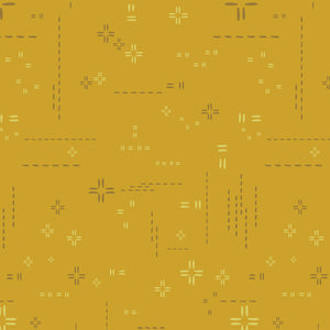 Decostitch in Sunglow DSE-706 for Art Gallery Fabrics, sold by the half yard