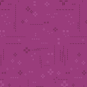 Decostitch in Orchidberry DSE-707 for Art Gallery Fabrics, sold by the half yard