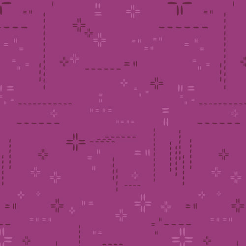 Decostitch in Orchidberry DSE-707 for Art Gallery Fabrics, sold by the half yard