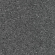 Load image into Gallery viewer, Essex Yarn Dyed in Charcoal E064-1071 by Robert Kaufman, sold by the half-yard
