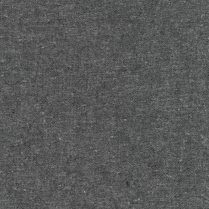 Essex Yarn Dyed in Charcoal E064-1071 by Robert Kaufman, sold by the half-yard