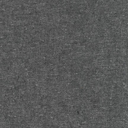 Essex Yarn Dyed in Charcoal E064-1071 by Robert Kaufman, sold by the half-yard