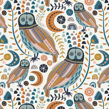 Load image into Gallery viewer, Sova Forester, by Jessica Swif, FUS-LF-2202 for Art Gallery Fabrics, sold by the half yard
