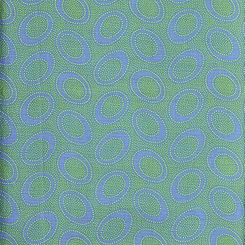 Aboriginal Dot - Ocean, Classics by Kaffe Fassett for the Kaffe Fassett Collective SKU GP71.OCEAN, for Free Spirit Fabrics, sold by the half-yard