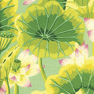 Lake Blossoms in Green, by Kaffe Fassett for Free Spirit Fabrics, sold by the half-yard