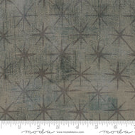 Grunge Seeing Stars Grey Couture, 47M, by Moda Fabrics, sold by the half-yard