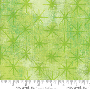 Grunge Seeing Stars Key Lime, 52, by Moda Fabrics, sold by the half-yard