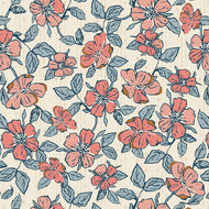 Homebody, Crafted Blooms Vanilla, HMB-34957 for Art Gallery Fabrics, sold by the half yard