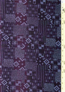 Traditional Indigo AP 1310-22, Patchwork , by Cosmo Textiles, sold by the half-yard