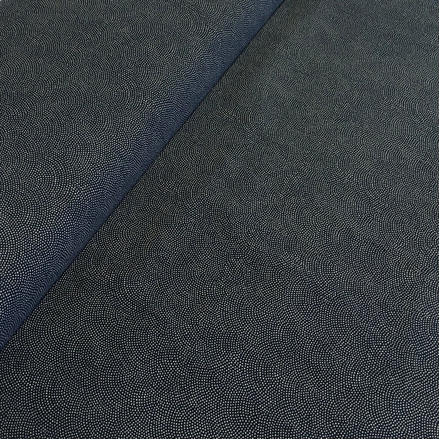 Wave Dots Navy 88220-8-5, by Sevenberry, sold by the half-yard