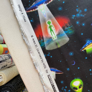 Area 51 by Robert Kaufman, sold by the half-yard