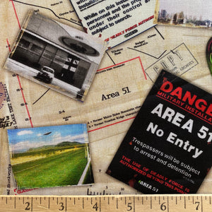 Area 51 by Robert Kaufman, sold by the half-yard