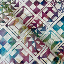 Load image into Gallery viewer, Multi Quilt Blocks Batik by Batik Textiles, sold by the half-yard
