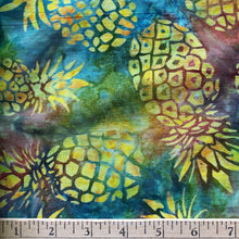 Load image into Gallery viewer, Pineapple Batik on Multi, Batik by Michael Miller, sold by the half-yard
