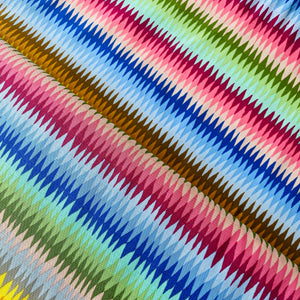 Diamond Stripe in Multi by Kaffe Fassett for Free Spirit Fabrics, sold by the half-yard