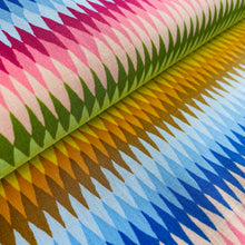 Load image into Gallery viewer, Diamond Stripe in Multi by Kaffe Fassett for Free Spirit Fabrics, sold by the half-yard

