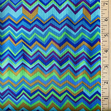 Load image into Gallery viewer, Zig Zag in Moody by Kaffe Fassett for Free Spirit Fabrics, sold by the half-yard
