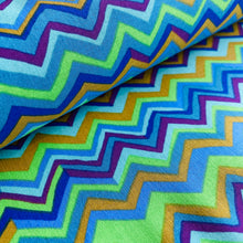 Load image into Gallery viewer, Zig Zag in Moody by Kaffe Fassett for Free Spirit Fabrics, sold by the half-yard
