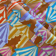 Glamping in Yellow by Kaffe Fassett for Free Spirit Fabrics, sold by the half-yard