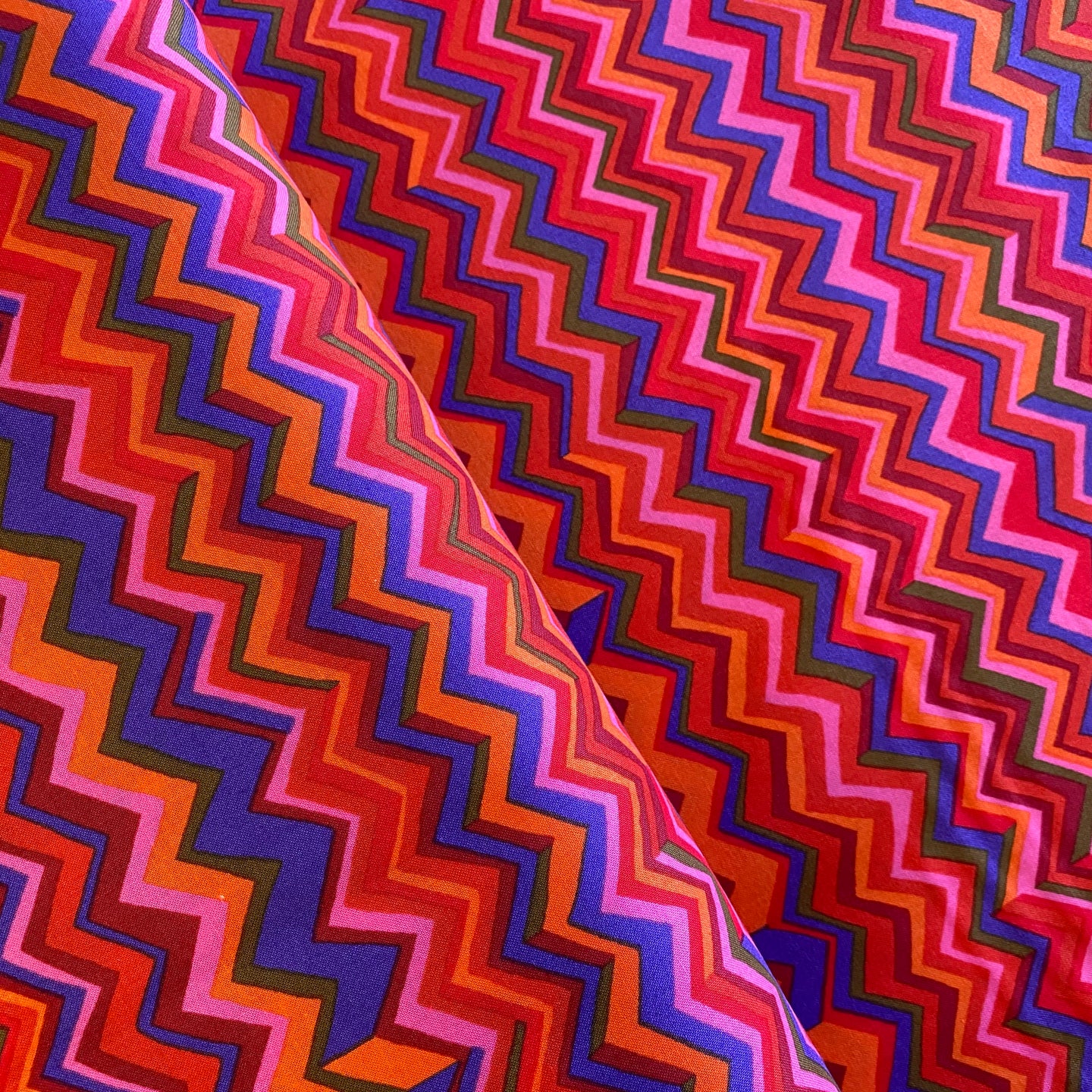 Zig Zag in Holiday by Kaffe Fassett for Free Spirit Fabrics, sold by the half-yard