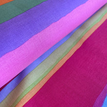 Load image into Gallery viewer, Promenade Stripe in Sunny by Kaffe Fassett Collective for Free Spirit Fabrics, sold by the half-yard
