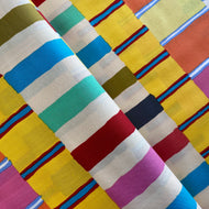 Layered Stripe in Yellow by Kaffe Fassett for Free Spirit Fabrics, sold by the half-yard