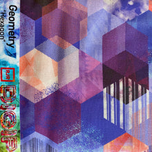 Load image into Gallery viewer, Geometry Hexies by RJR Studio Fabrics, sold by half-yard
