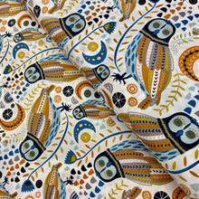 Load image into Gallery viewer, Sova Forester, by Jessica Swif, FUS-LF-2202 for Art Gallery Fabrics, sold by the half yard
