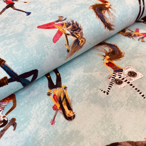 Groovy Girls, for Clothworks, sold by the half-yard