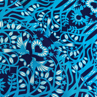 Hello Love, Norwegian in Midnight, by Heather Bailey for Freespirit Fabrics, sold by the half-yard