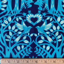 Load image into Gallery viewer, Hello Love, Norwegian in Midnight, by Heather Bailey for Freespirit Fabrics, sold by the half-yard
