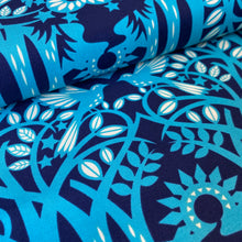 Load image into Gallery viewer, Hello Love, Norwegian in Midnight, by Heather Bailey for Freespirit Fabrics, sold by the half-yard
