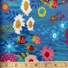 Load image into Gallery viewer, Growing Beautiful in Blue by Crystal Manning  for Moda, sold by half-yard
