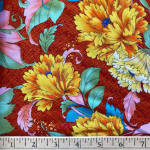 Load image into Gallery viewer, Dianthus Floral Red for Paintbrush Studio, sold by the half-yard
