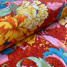 Load image into Gallery viewer, Dianthus Floral Red for Paintbrush Studio, sold by the half-yard

