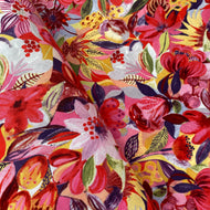 Blooms in Pink, Garden Dreams by Shannon Newlin for Freespirit Fabrics, sold by the half-yard