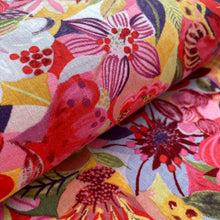 Load image into Gallery viewer, Blooms in Pink, Garden Dreams by Shannon Newlin for Freespirit Fabrics, sold by the half-yard

