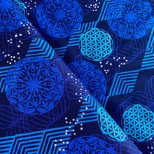 Load image into Gallery viewer, Kismet, Tapestry in Indigo by Valorie Wells for Freespirit Fabrics, sold by the half-yard
