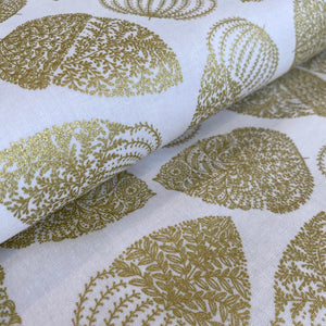 Harvest Gold Acorns, by Kanvas Studio, sold by the half-yard