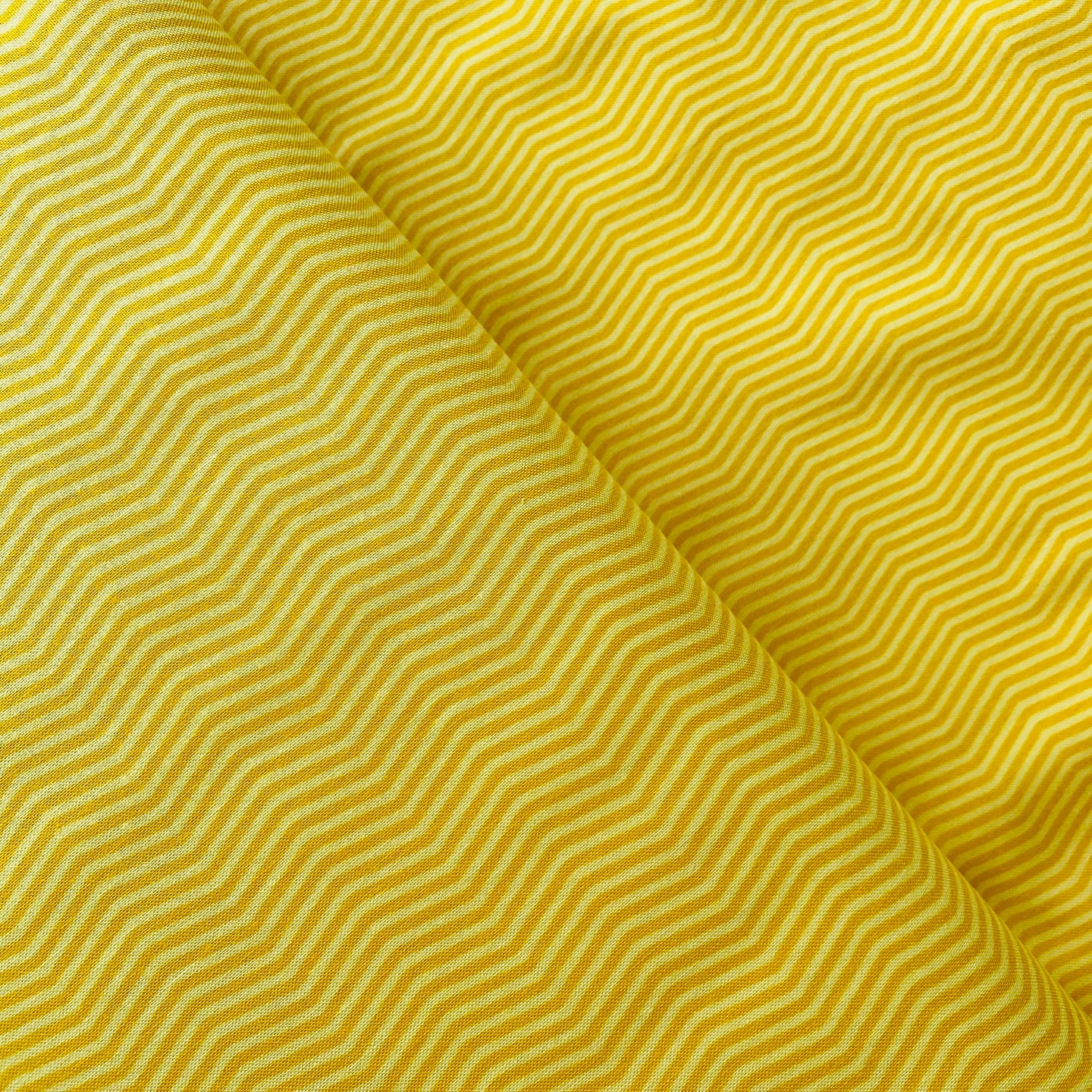 Swizzle Stick in Yellow by Kathy Hall for Andover, sold by the half-yard